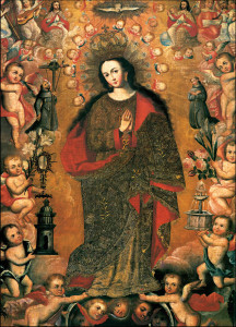 Imagen de la Inmaculada Concepción, con su Corona